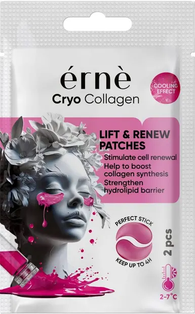 Erne Plasturi revitalizanți pentru ochi Cryo Collagen, 2 buc