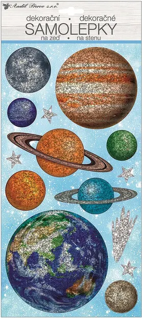 Stickere de perete Andel Prerov - Planete, holografice