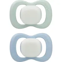 B.Box Glow 0-6m suzetă Sky/Sage 2 buc