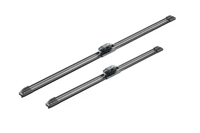Set stergatoare parbriz BOSCH A312S 3397014312, lungime 600 mm, 450 mm, lama stergator lata, pentru vehicule cu volan pe stanga