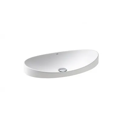 Lavoar incastrat alb mat 65 cm, oval, Gala Klea