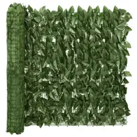 Gossi paravan de balcon, frunze verde inchis, 500x75 cm
