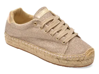 Pantofi REPLAY aurii, WF2224S, din piele ecologica