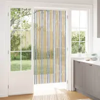 vidaXL Perdea pentru insecte din chenille Gri și Bej 90 x 200 cm