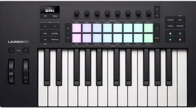 Sintetizator MIDI Novation - Launchkey 25 MK4, negru