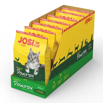 JosiCat Crunchy Poultry, 7x650 g