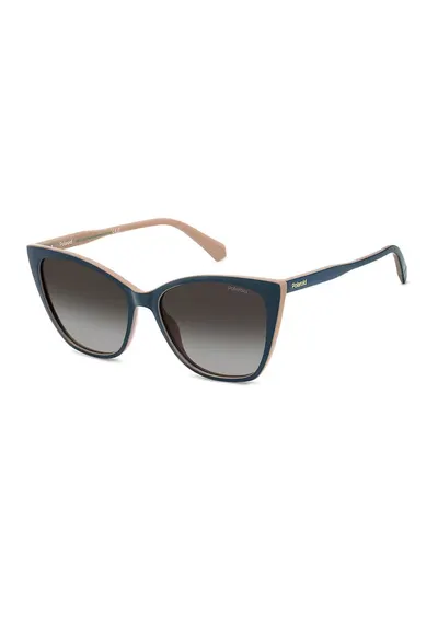 Ochelari de soare cat-eye - Albastru petrol