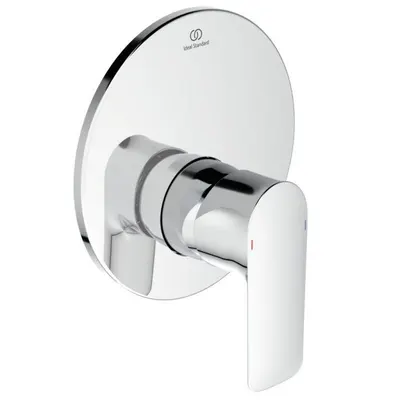 Baterie dus incastrata Ideal Standard Connect Air crom lucios