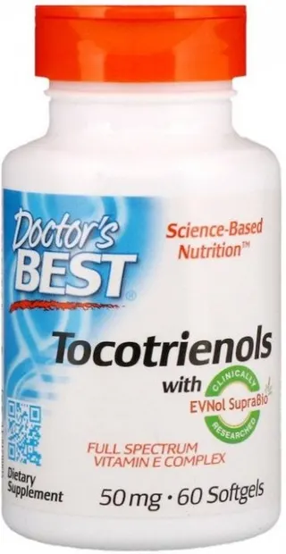 Tocotrienols with EVNol SupraBio, 50 mg, 60 capsule, Doctor's Best
