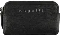 Husa pentru chei din piele Bugatti Bella - negru