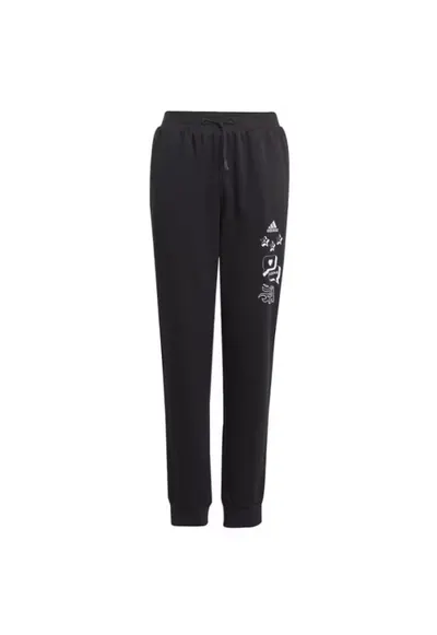 Pantaloni sport copii - Bumbac - Negru - 65875