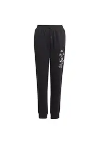 Pantaloni sport copii - Bumbac - Negru - 65875