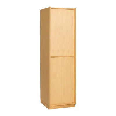 Dulap în culoare naturală cu aspect de lemn de stejar 50x181x55 cm Kura – Hübsch