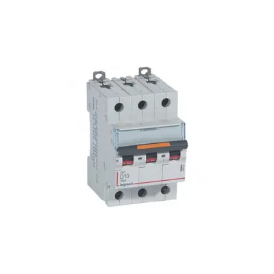 Siguranta automata MCB - DX³ - 25 kA - 3P 400 V~ - 10 A - D curba