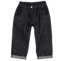 Pantaloni lungi copii Chicco denim, Gri, 08943-65MC