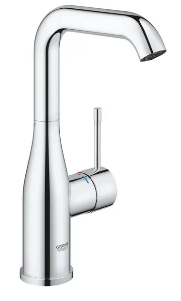Baterie lavoar Grohe Essence 23799001, 3/8, monocomanda, marimea L, pivotanta, set evacuare cu push to open, Crom