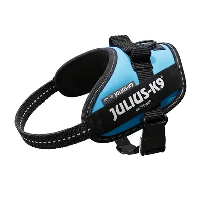 Ham JK9 IDC Power XS, aquamarine, respirabil, elemente reflectorizante, circumferința piept 40-53 cm