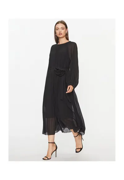 Rochie dama - 303497033 - Poliester - S INTL - Negru