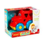 Camion + cuburi educative, 26x16. 5x21 cm, Polesie