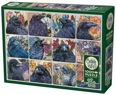 Puzzle Cobble Hill din 1000 piese - Corbi