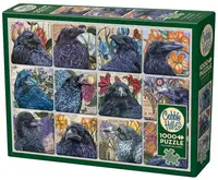 Puzzle Cobble Hill din 1000 piese - Corbi