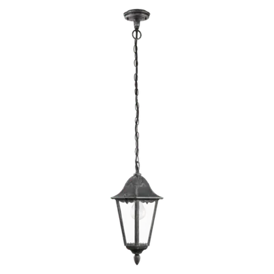 Lampa suspendata NAVEDO negru, silver-patina 220-240V,50/60Hz IP44