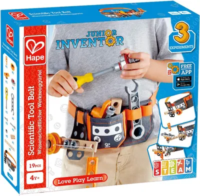 Set de joc Hape Junior Inventor - Centura pentru tineri inventatori