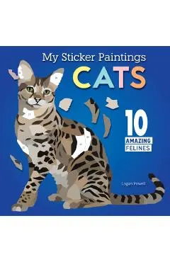 My Sticker Paintings: Cats