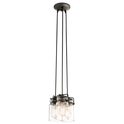 Lampa suspendata Brinley 3 Light Pendant – Olde Bronze
