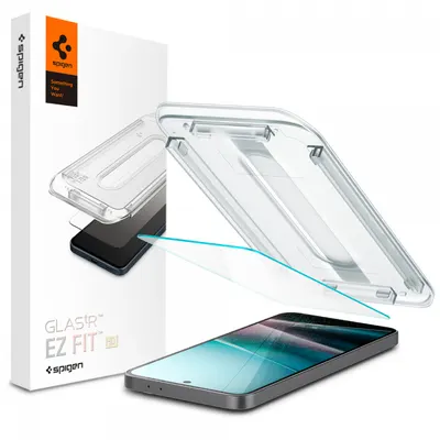 Folie de protectie Ecran Spigen GlastR EZ FIT HD pentru Samsung Galaxy A37 5G / A36 A366, Sticla Securizata, Full Glue AGL11365