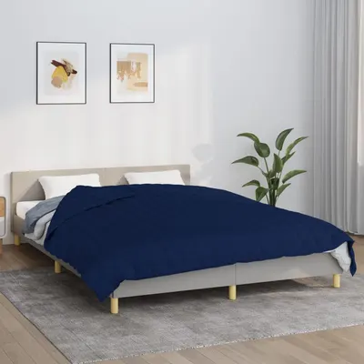 Gossi patura grea, albastru, 220x230 cm, 15 kg, material textil