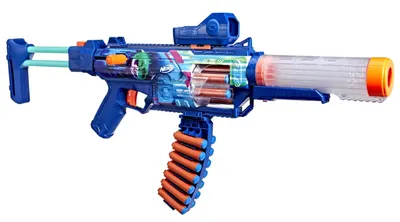 Blaster Nerf Loadout – Cyberlight Ghost, cu 24 de săgeți , luminos