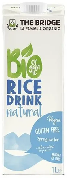 Băutură organică de orez, naturală, 1 l, The Bridge
