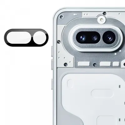 Folie de protectie Camera Spate Techsuit pentru Nothing Phone (4a), Sticla Securizata, Neagra
