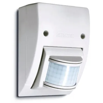Senzor de miscare,detectie cu infrarosu,montare exterior,160 grade,alb