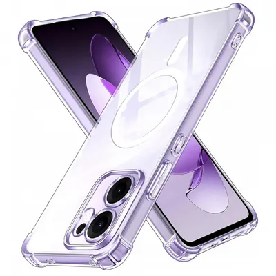 Husa MagSafe pentru Oppo Reno13 FS 5G / Reno13 F 4G / Reno13 F, Techsuit, Shockproof, Transparenta