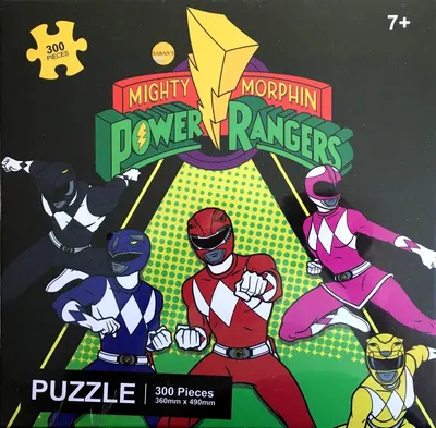 Puzzle Hasbro de 300 piese - Power Rangers