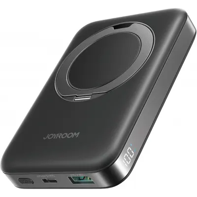 Baterie Externa Wireless Joyroom JR-PBM12, 10000mAh, 22.5W, QC + PD + FQI, 1 x QI - 1 x USB-A - 1 x USB-C, Neagra