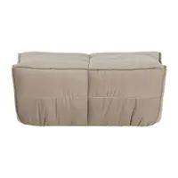 Taburet taupe cu tapițerie din catifea Cluster – vtwonen
