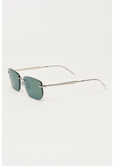Ochelari de soare dreptunghiulari unisex - Argintiu inchis