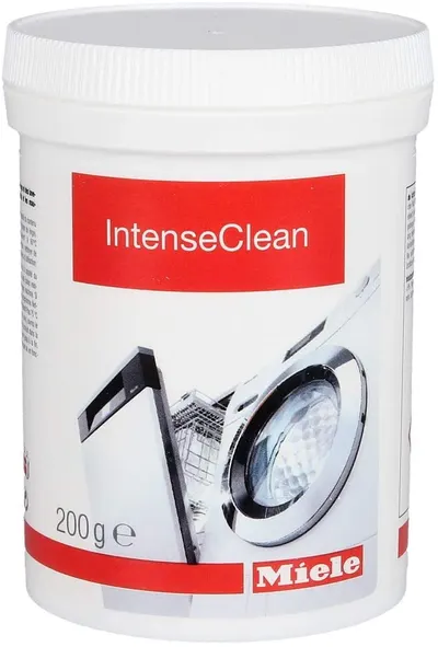 Agent de curatare pentru masinile de spalat vase / rufe Miele, indeparteaza grasimile, bacteriile si mirosurile, utilizare 1-3 ori pe an 200g