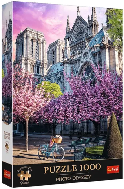 Puzzle Trefl din 1000 piese - Catedrala Notre Dame din Paris