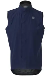 Vest de ciclism bărbați impermeabil Poray 15000 albastru