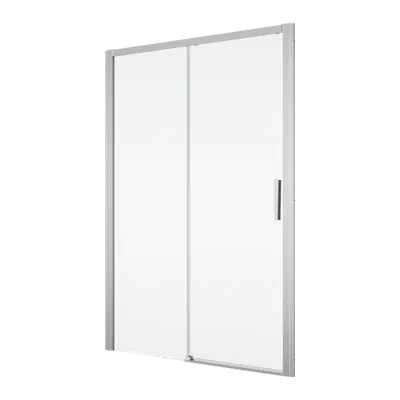 Usa dus glisanta 130 cm, grosime sticla 6 mm, tratament anticalcar, profil crom, Ronal Divera