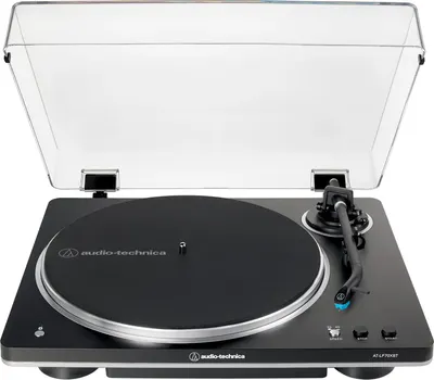 Pick-up Audio-Technica - AT-LP70, automat, negru/argintiu
