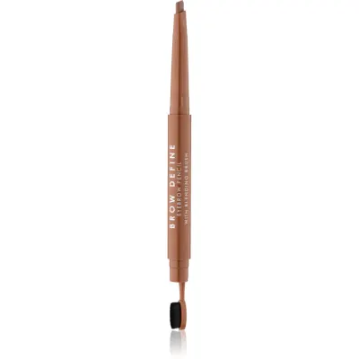 MUA Makeup Academy Brow Define creion pentru sprancene cu pensula culoare Auburn 0.25 g
