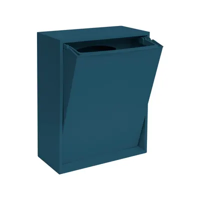 Coș de gunoi albastru pentru reciclare/de montat pe perete din plastic reciclat Recycling Box – ReCollector