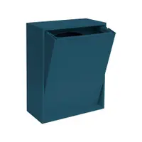 Coș de gunoi albastru pentru reciclare/de montat pe perete din plastic reciclat Recycling Box – ReCollector