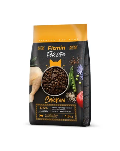 FITMIN Cat For Life Adult Chicken 1,8 kg hrana cu pui pentru pisici adulte