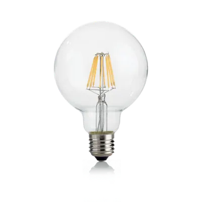 Sursa luminoasa E27 08W GLOBO D095 TRASP 3000K DIMM